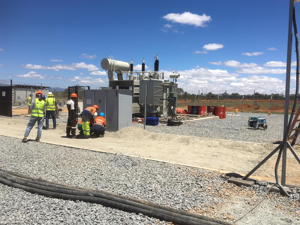 20MVA Transformer Assembly in Progress